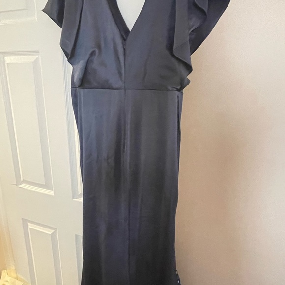 Revelry Gwen Indie Blue size 12 bridesmaids dress - Altered to add fabric - Picture 2 of 4